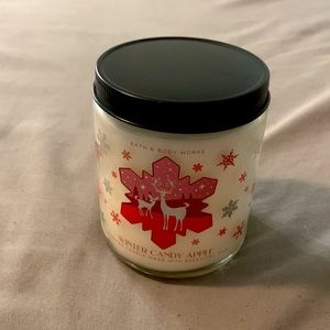Barh and Body Works Winter Candy Apple Christmas Edition Candle
